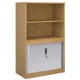 Systems Combination Bookcase With Horizontal Tambour